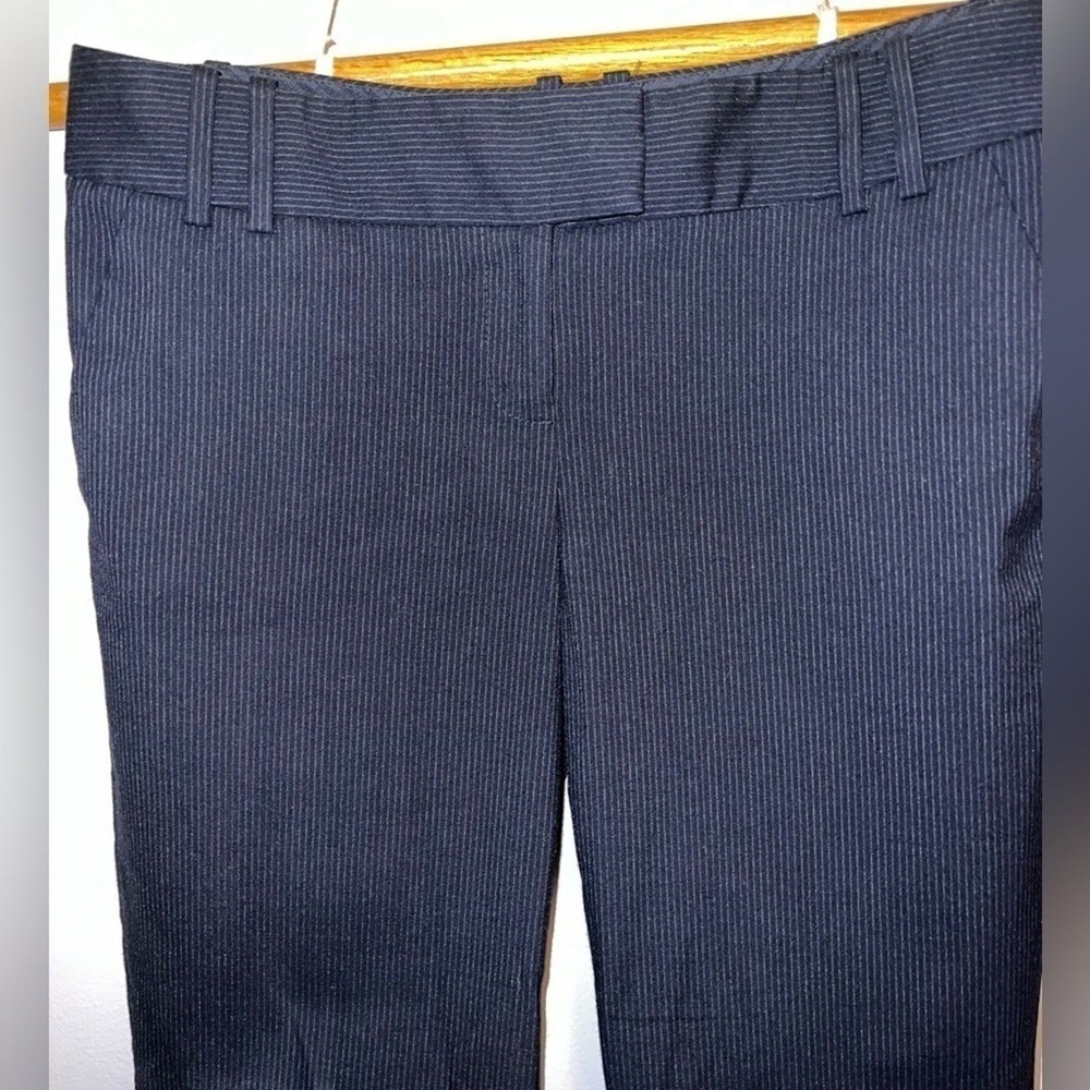 The Limited black pinstripe Drew Fit dress pants Size 6 #521 - Picture 3 of 5